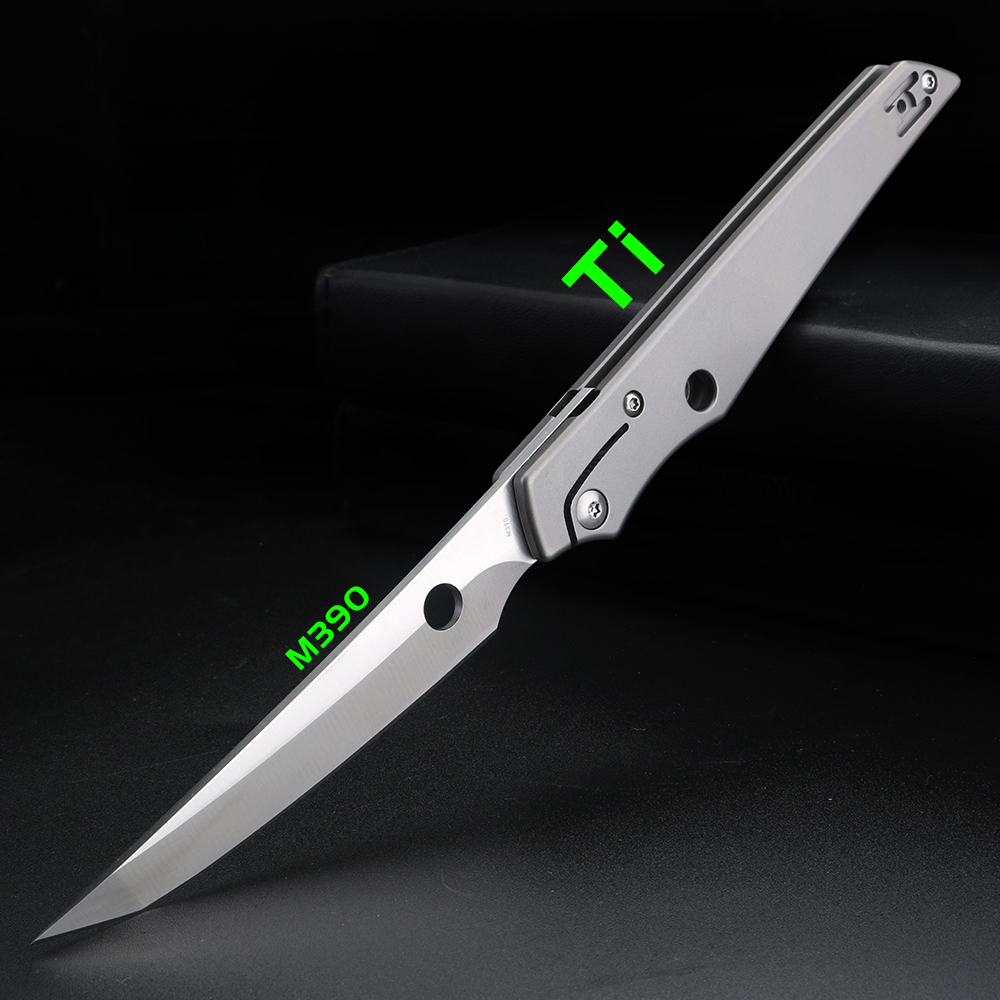 Dive Knife Titanium - Titanium Alloy Handle Folding Knife M390