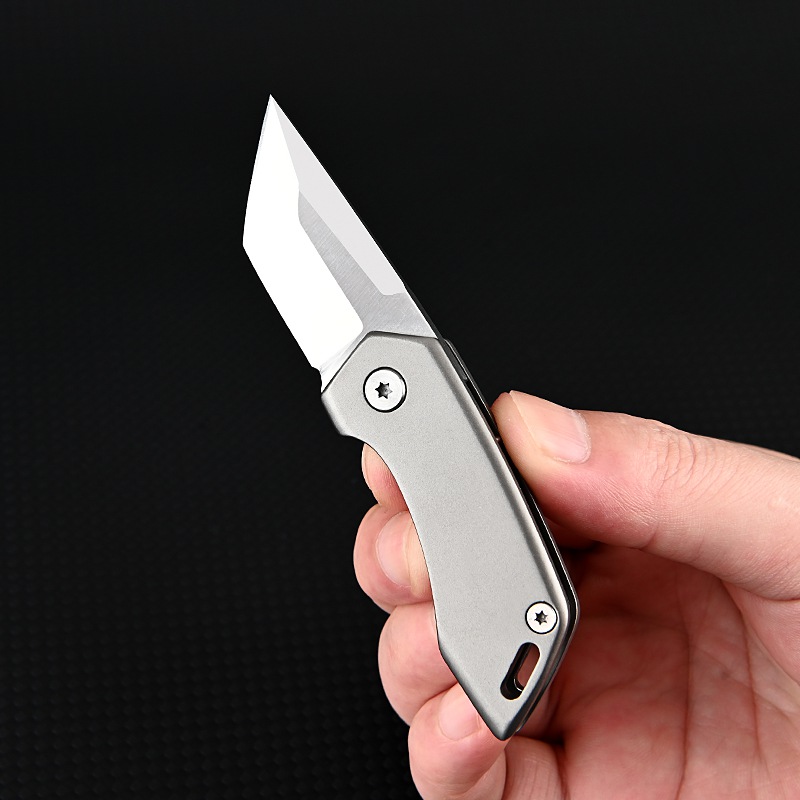 Dive Knife Titanium - Titanium Alloy Pocket Knife Quick Open