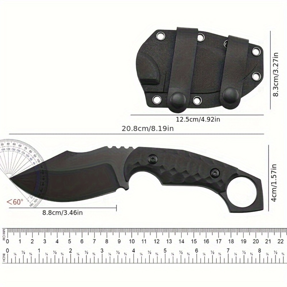 Fixed Blade Knife 5Cr13Mov Bla - Dive Knife Titanium recension och pris